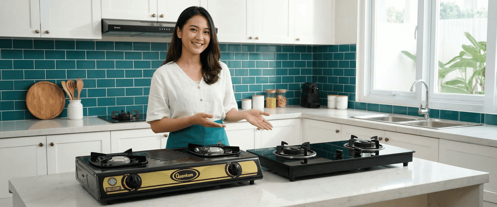 Perbedaan Harga Kompor Gas 2 Tungku Bahan Stainless Steel dan Kaca