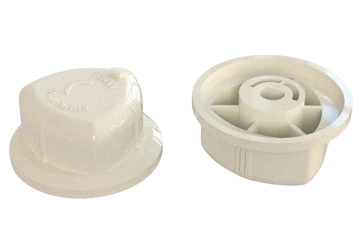 Sparepart Knop Kontrol Cream