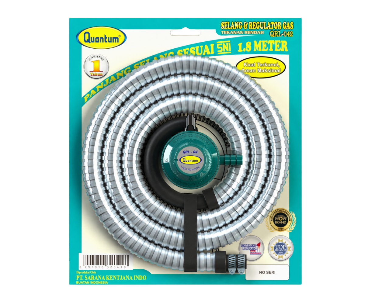 Regulator & Selang Gas QRL-04