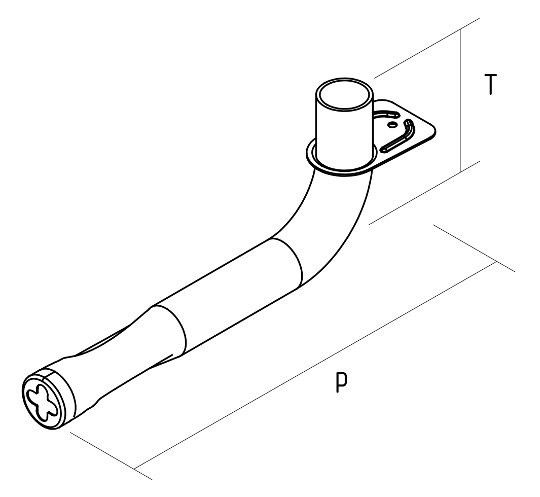 Dimensi Sparepart Pipa Cerobong Type 211 MB/MS