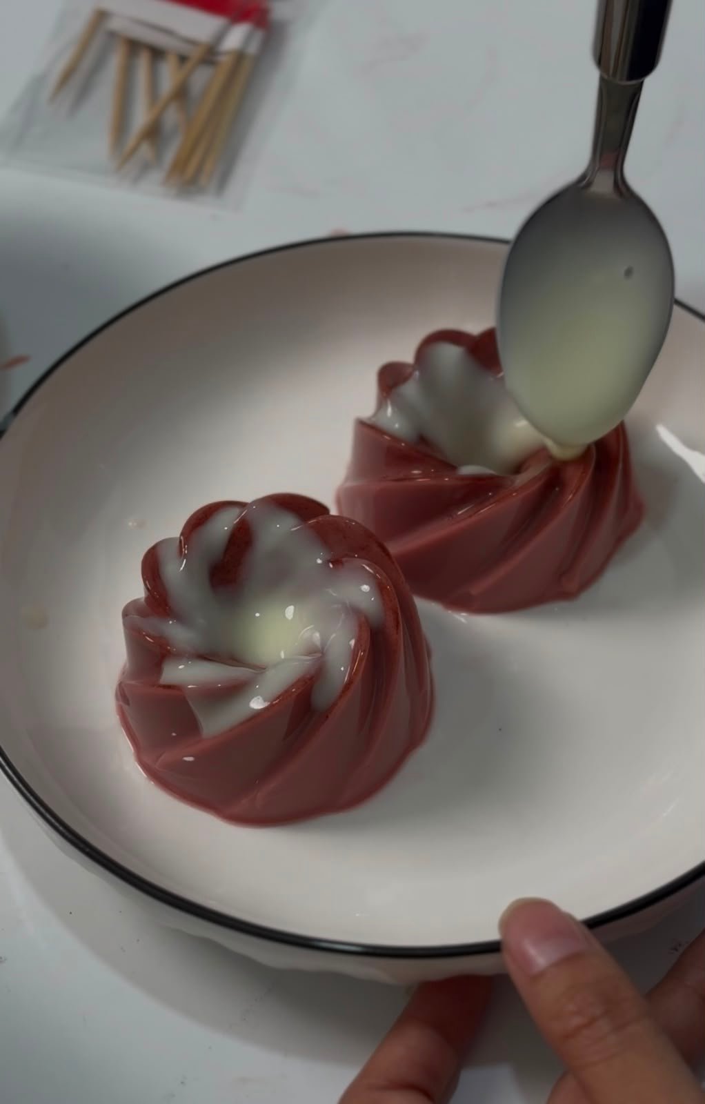 Langkah 4 membuat Resep Puding Merdeka Ala Quantum